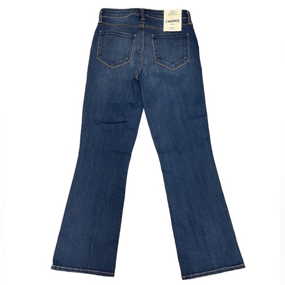 L'AGENCE Serena Baby Flare in Azul - Picture 5 of 7